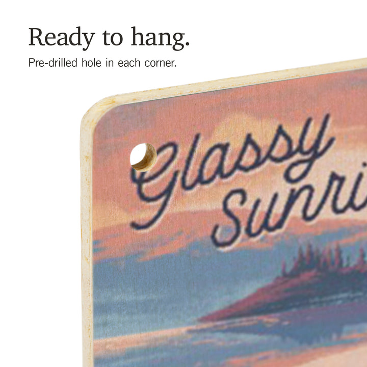 Get Outside Series Collage, Wood Signs and Postcards Wood Lantern Press