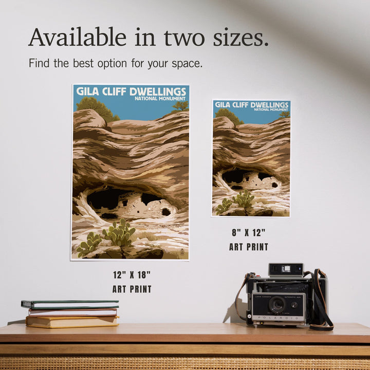 Gila Cliff Dwellings National Monument, New Mexico, Art & Giclee Prints - Lantern Press