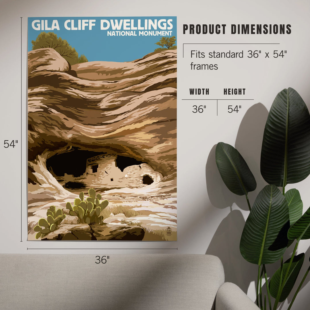 Gila Cliff Dwellings National Monument, New Mexico, Art & Giclee Prints - Lantern Press