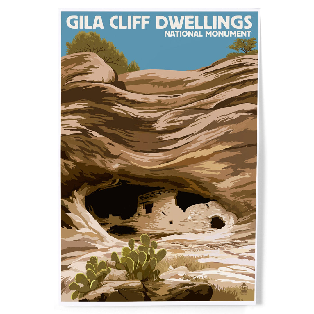 Gila Cliff Dwellings National Monument, New Mexico, Art & Giclee Prints - Lantern Press