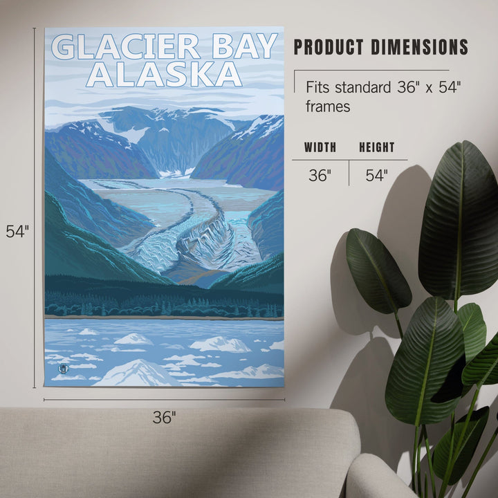 Glacier Bay, Alaska, Glacier Scene, Art & Giclee Prints - Lantern Press