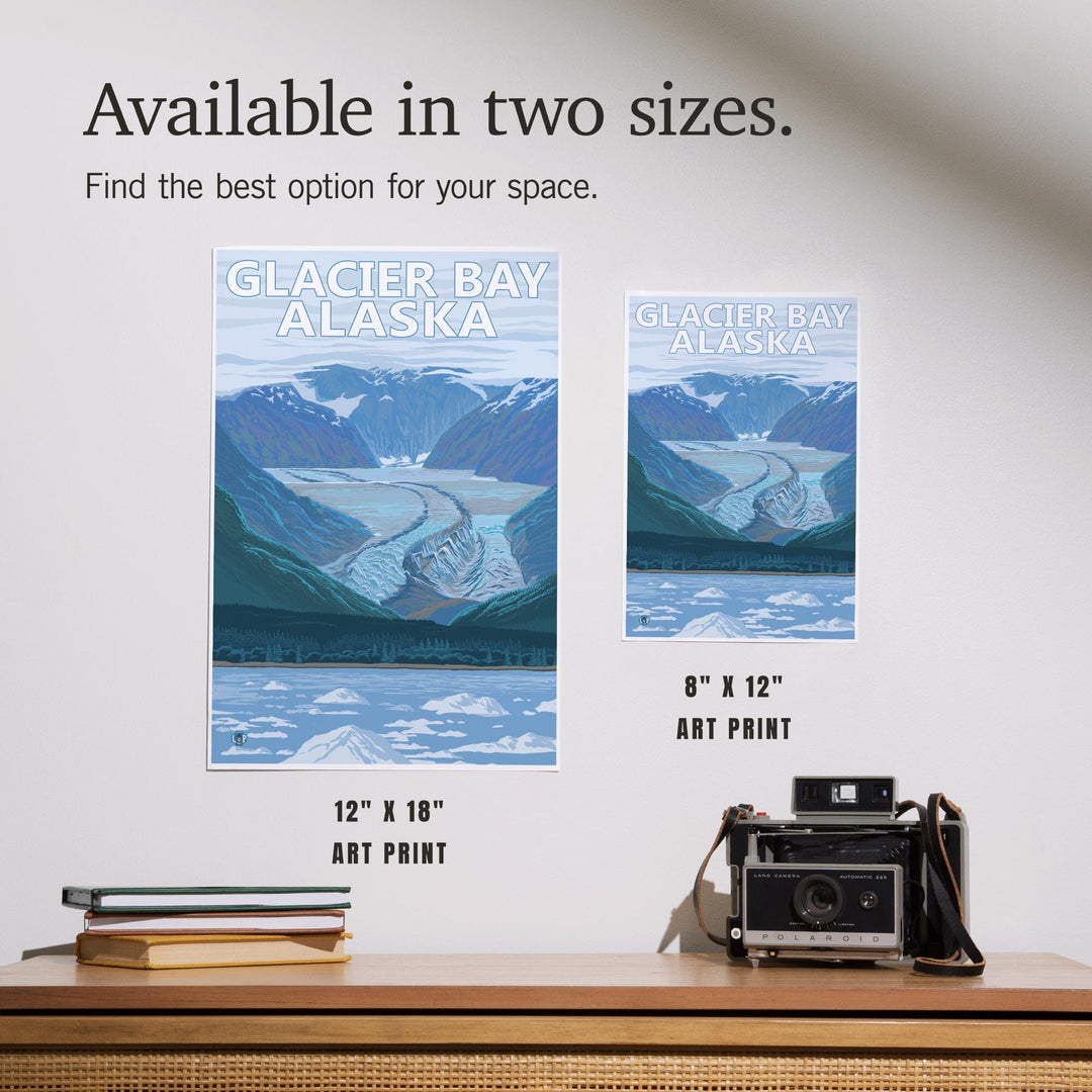 Glacier Bay, Alaska, Glacier Scene, Art & Giclee Prints - Lantern Press