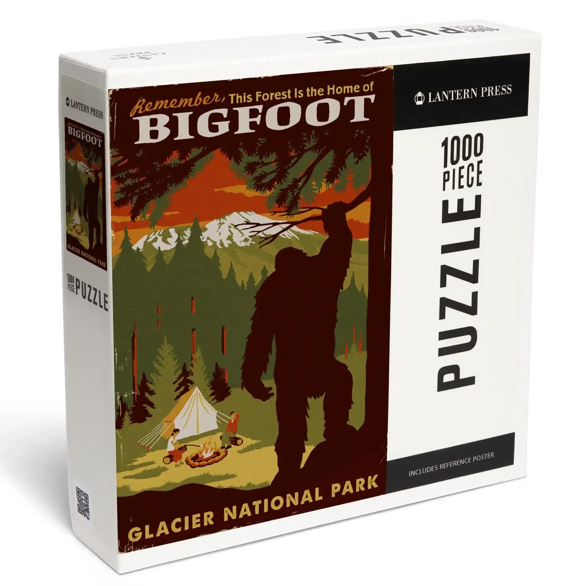 Glacier National Park, Montana, Home of Bigfoot, 1000 piece jigsaw