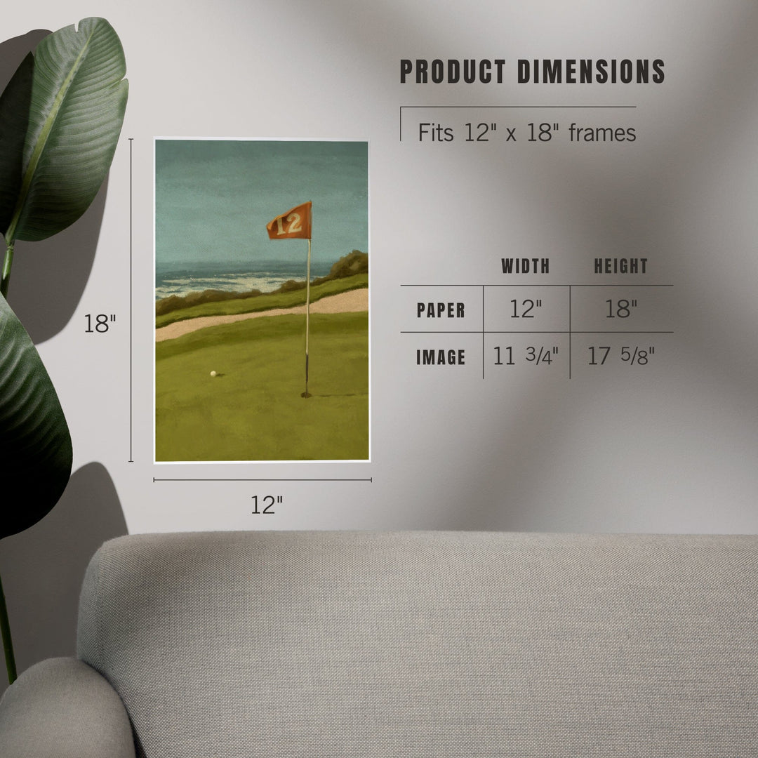 Golf Green, Oil Painting, Art & Giclee Prints - Lantern Press
