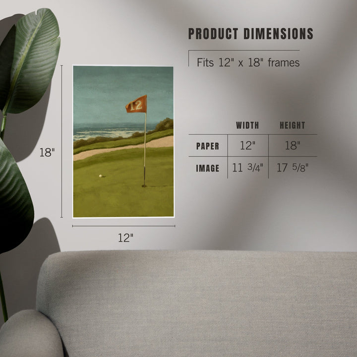 Golf Green, Oil Painting, Art & Giclee Prints - Lantern Press