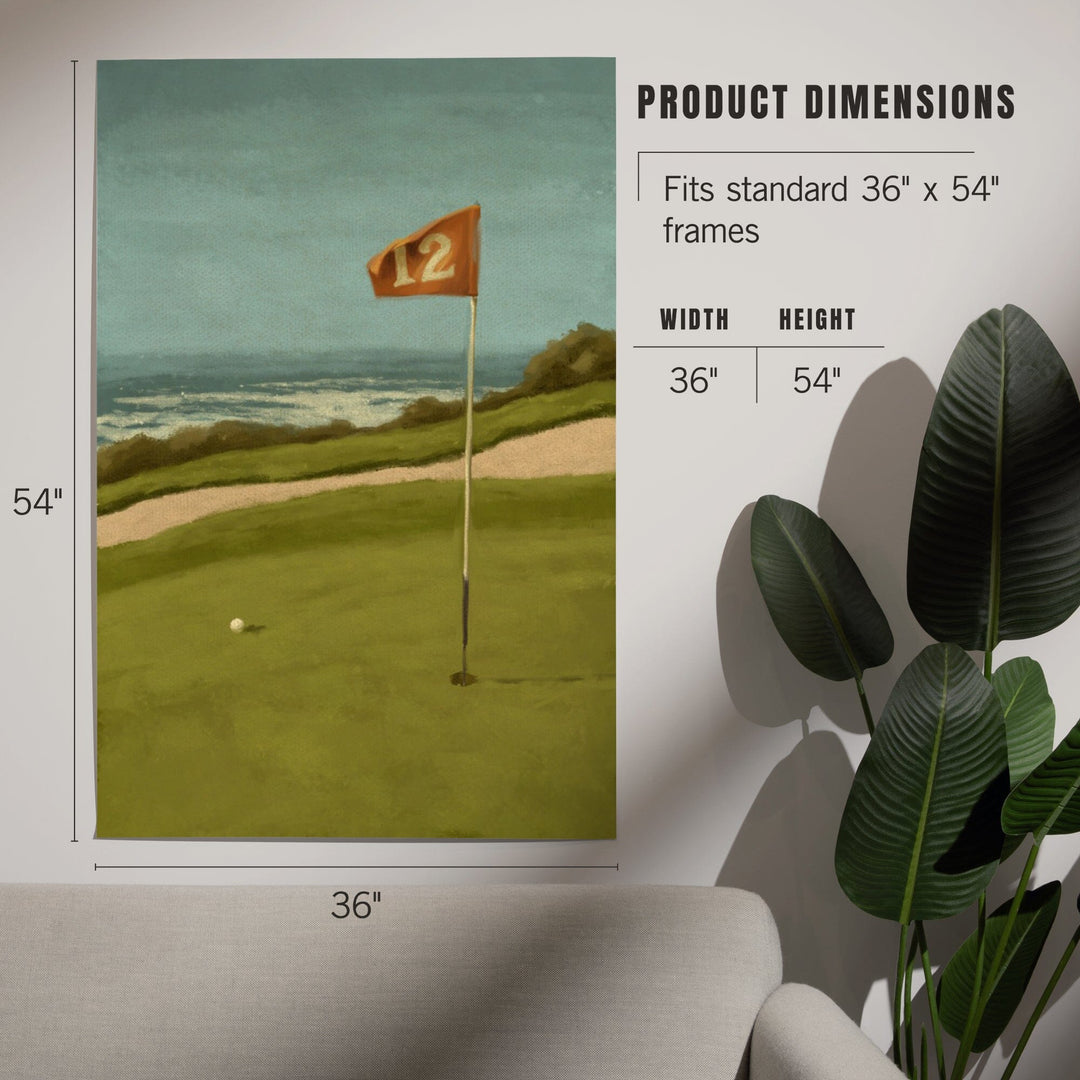 Golf Green, Oil Painting, Art & Giclee Prints - Lantern Press