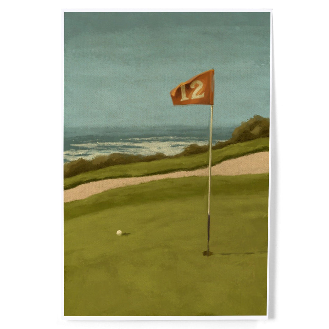 Golf Green, Oil Painting, Art & Giclee Prints - Lantern Press