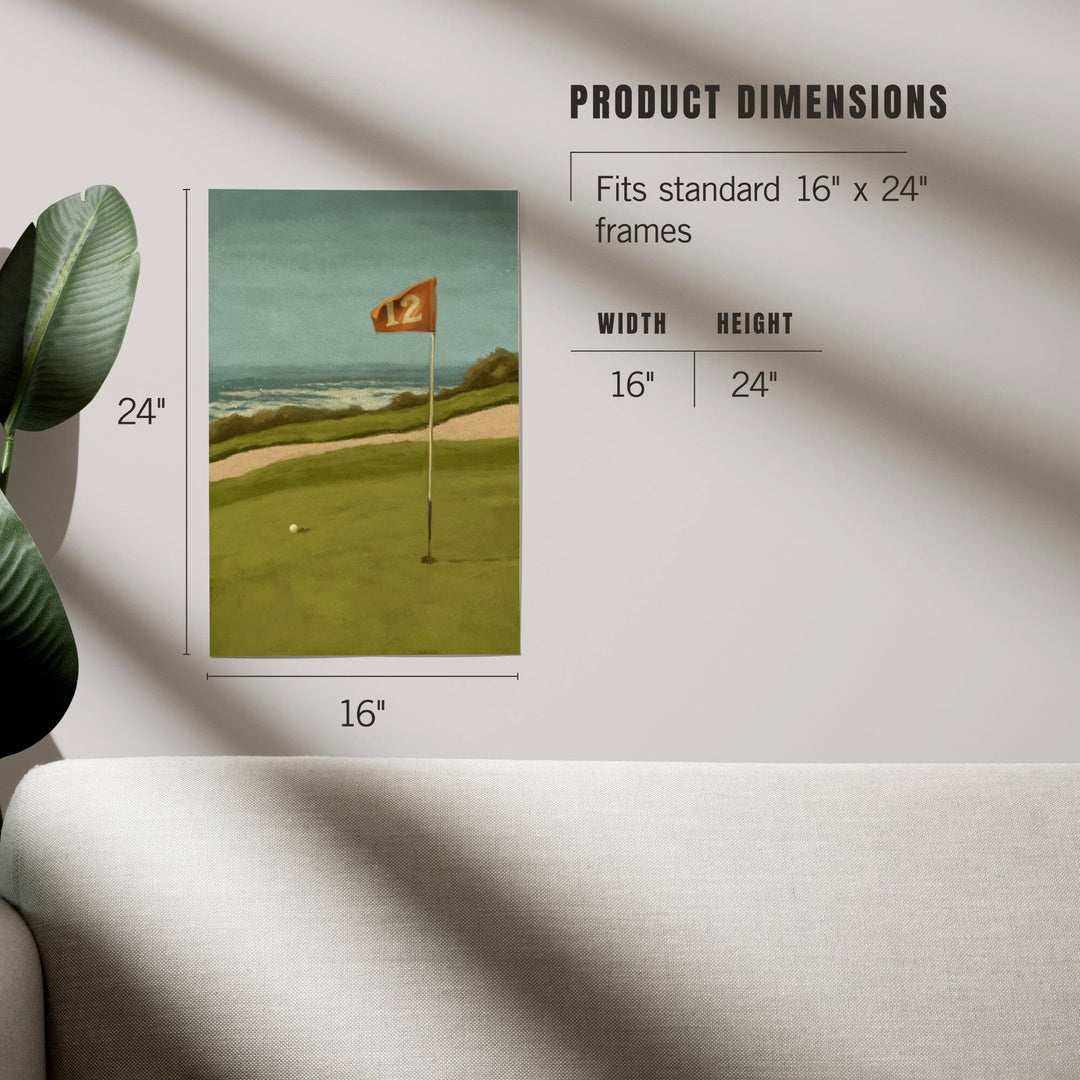 Golf Green, Oil Painting, Art & Giclee Prints - Lantern Press
