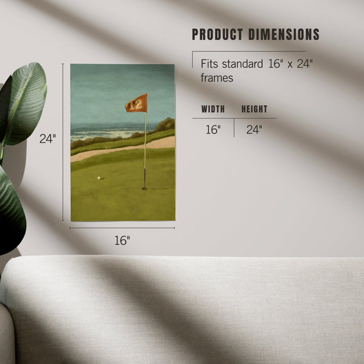 Golf Green, Oil Painting, Art & Giclee Prints - Lantern Press