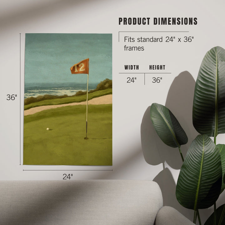 Golf Green, Oil Painting, Art & Giclee Prints - Lantern Press