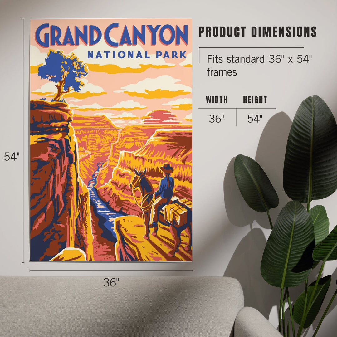 Grand Canyon National Park, Arizona, Explorer Series, Grand Canyon, Art & Giclee Prints - Lantern Press