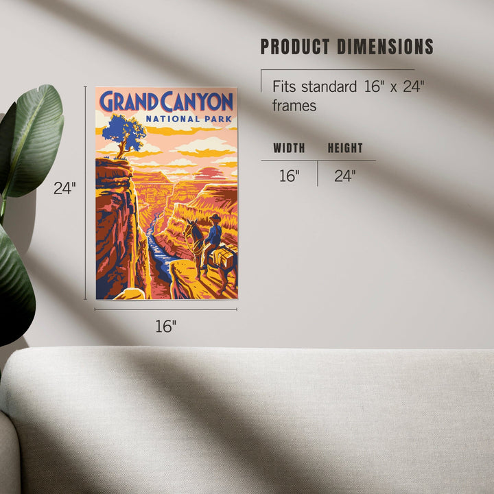 Grand Canyon National Park, Arizona, Explorer Series, Grand Canyon, Art & Giclee Prints - Lantern Press