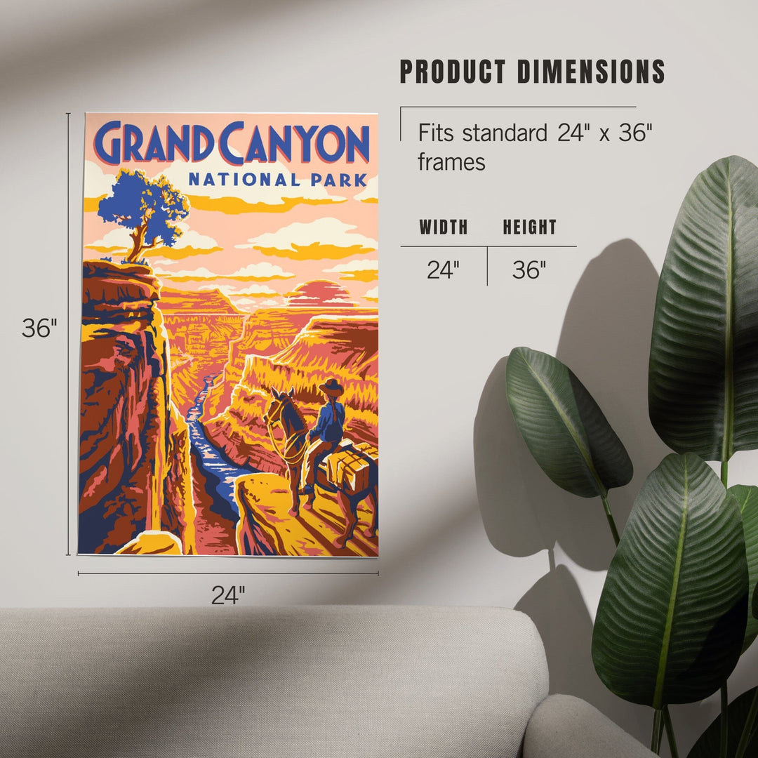 Grand Canyon National Park, Arizona, Explorer Series, Grand Canyon, Art & Giclee Prints - Lantern Press