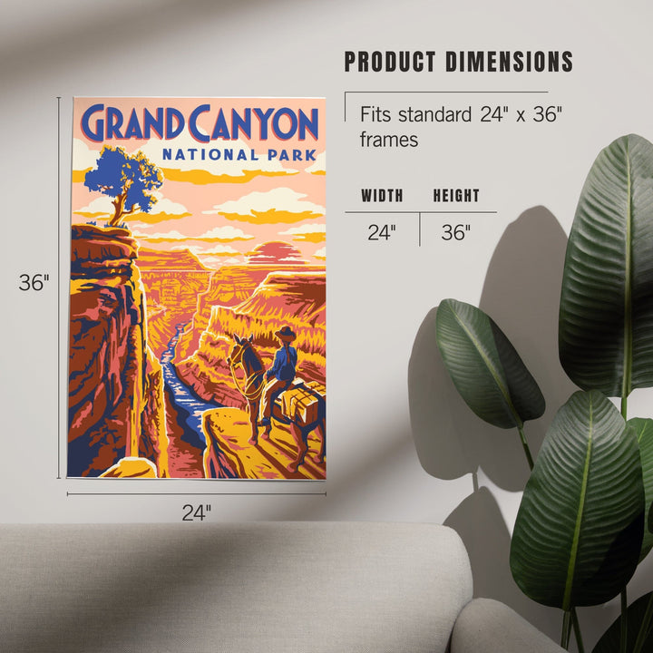 Grand Canyon National Park, Arizona, Explorer Series, Grand Canyon, Art & Giclee Prints - Lantern Press