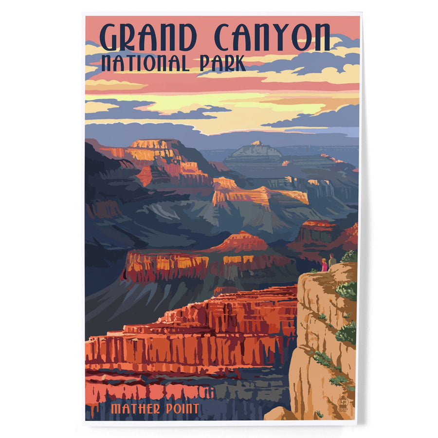 Grand Canyon National Park, Arizona, Mather Point, Art & Giclee Prints - Lantern Press