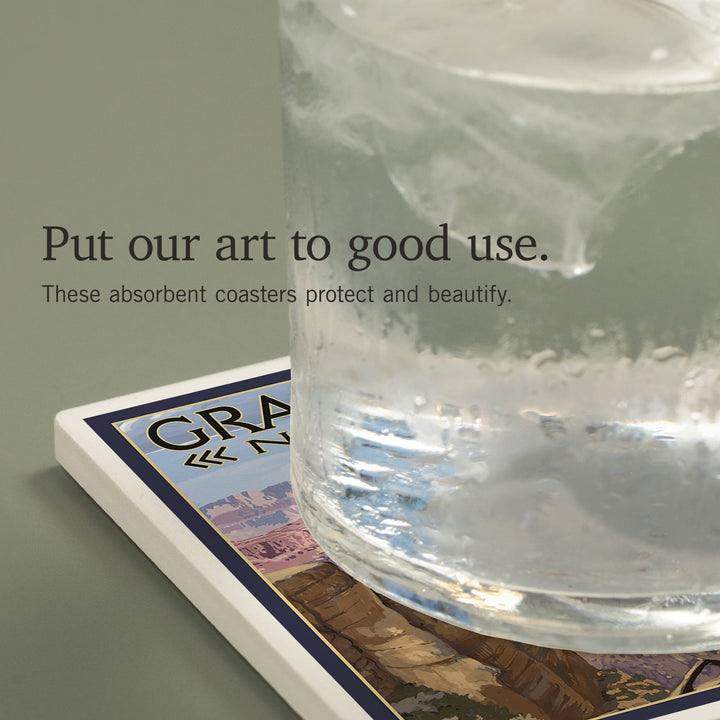 Grand Canyon National Park, Arizona, Ravens and Angels Window, Coasters Coasters Lantern Press