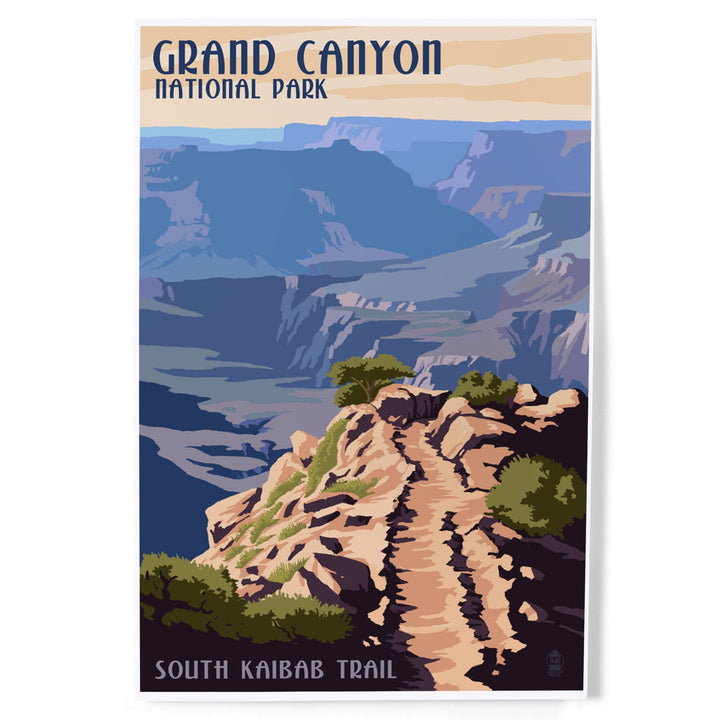 Grand Canyon National Park, Arizona, South Kaibab Trail, Art & Giclee Prints - Lantern Press