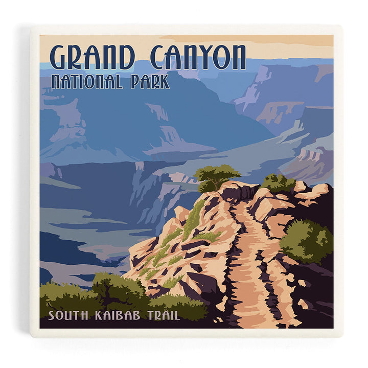 Grand Canyon National Park, Arizona, South Kaibab Trail, Coasters Coasters Lantern Press