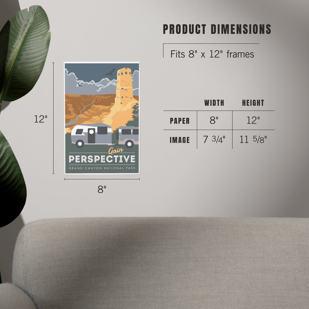 Grand Canyon National Park, Gain Perspective, Art & Giclee Prints Art Lantern Press