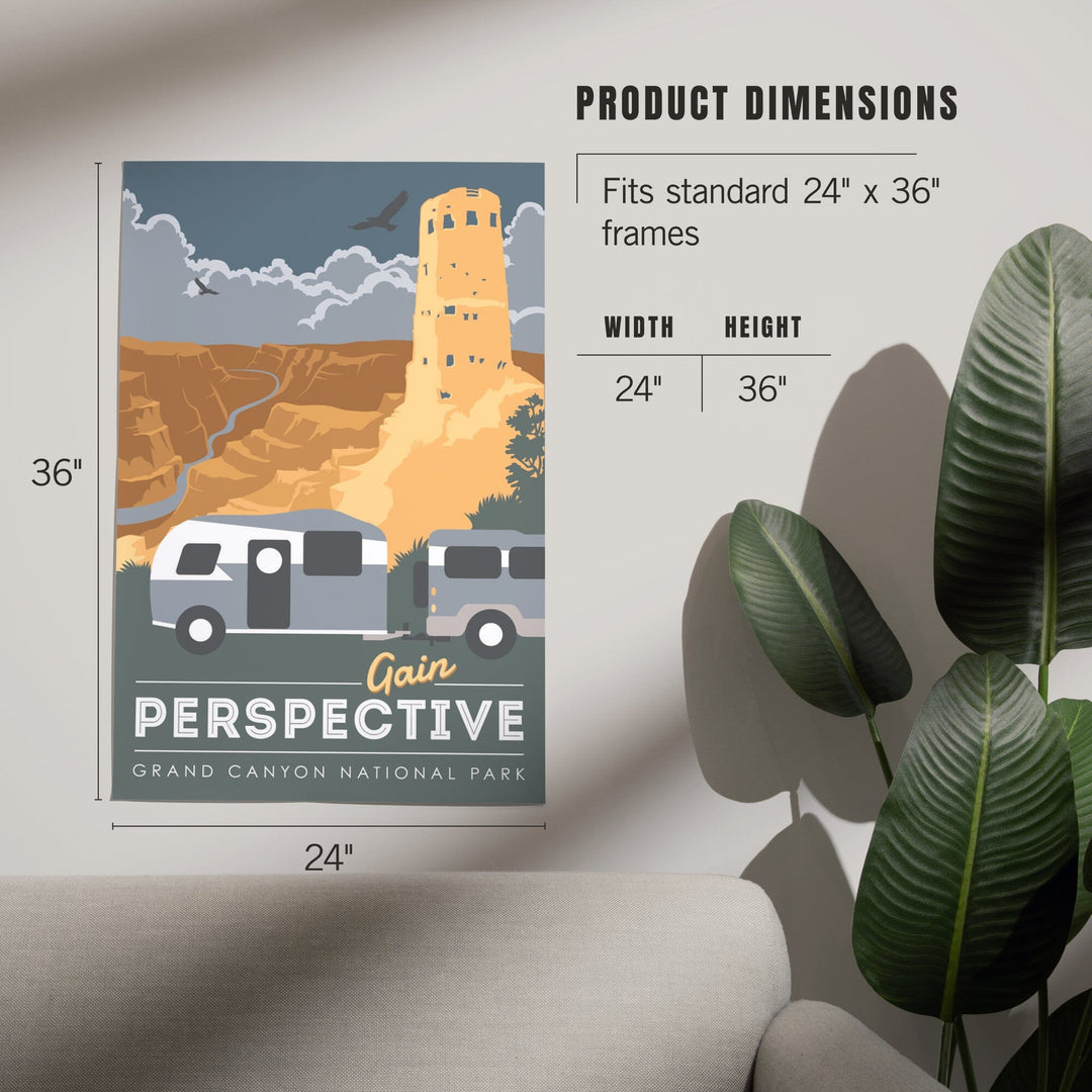 Grand Canyon National Park, Gain Perspective, Art & Giclee Prints Art Lantern Press