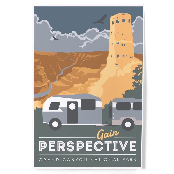 Grand Canyon National Park, Gain Perspective, Art & Giclee Prints Art Lantern Press 8 x 12 Art Print
