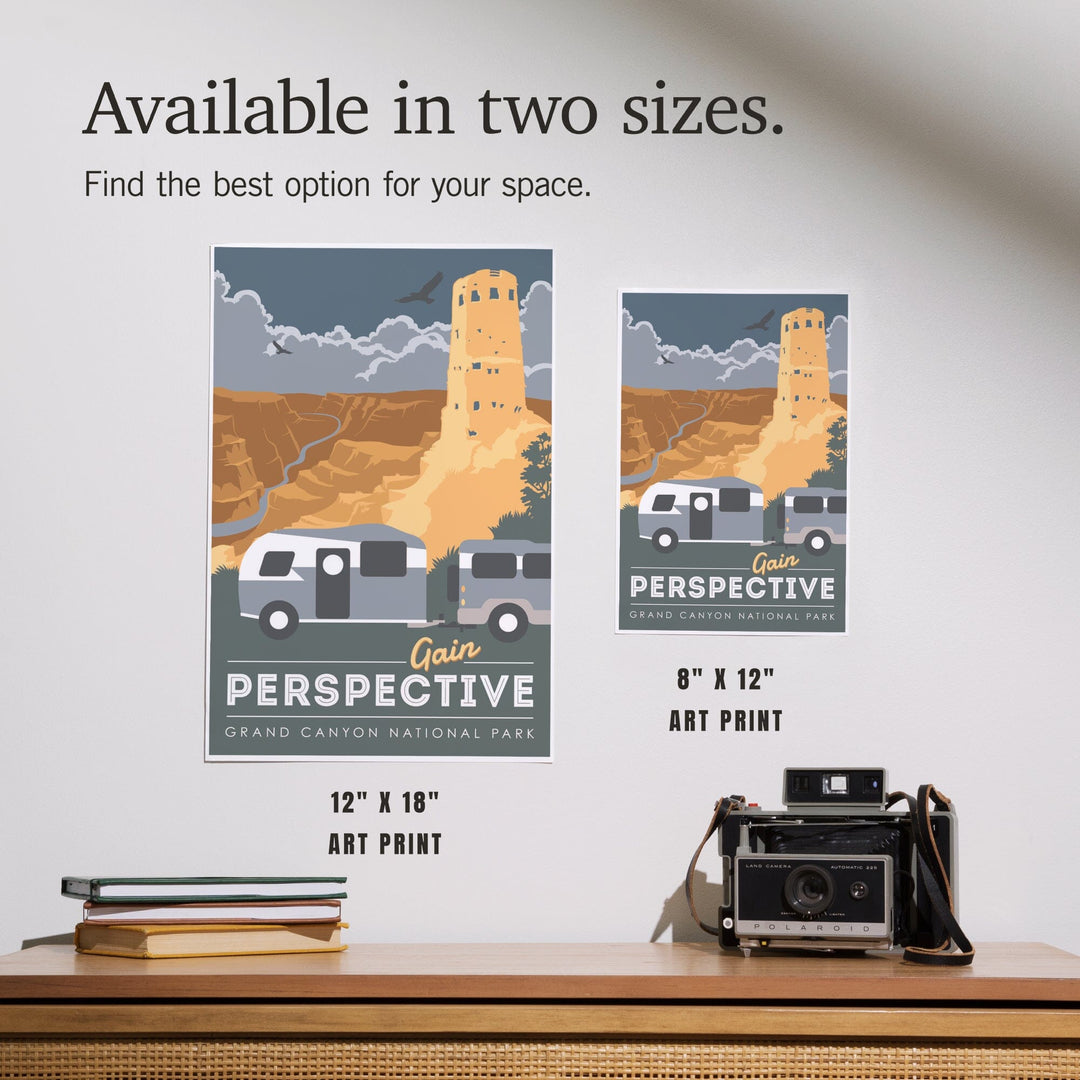 Grand Canyon National Park, Gain Perspective, Art & Giclee Prints Art Lantern Press