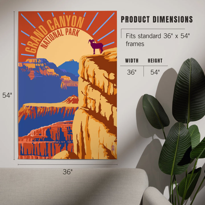 Grand Canyon National Park, Psychedelic, Art & Giclee Prints - Lantern Press