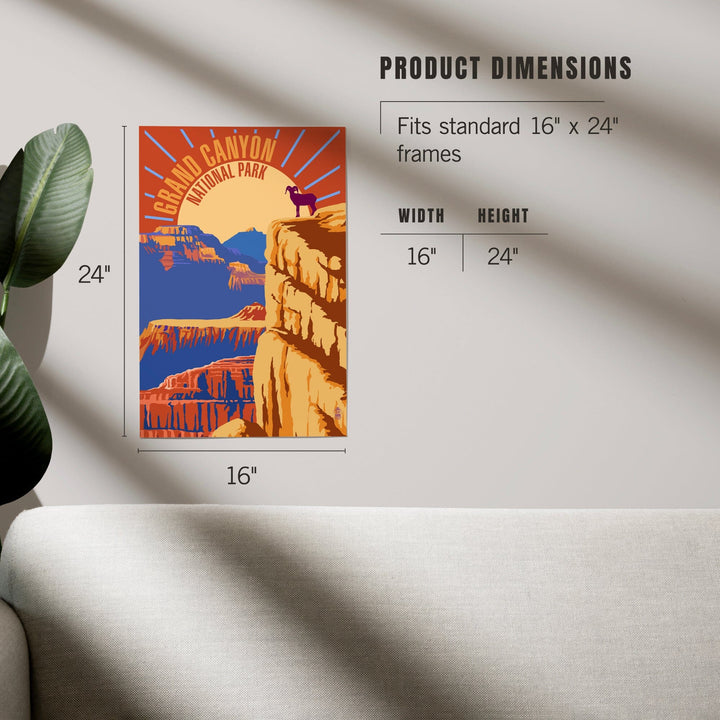 Grand Canyon National Park, Psychedelic, Art & Giclee Prints - Lantern Press