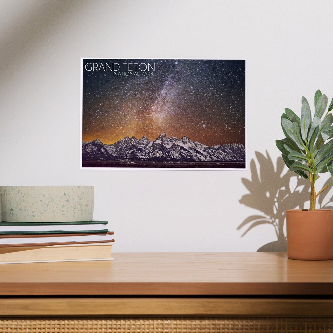 Grand Teton National Park, Wyoming, Milky Way, Art & Giclee Prints - Lantern Press