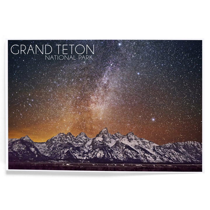 Grand Teton National Park, Wyoming, Milky Way, Art & Giclee Prints - Lantern Press
