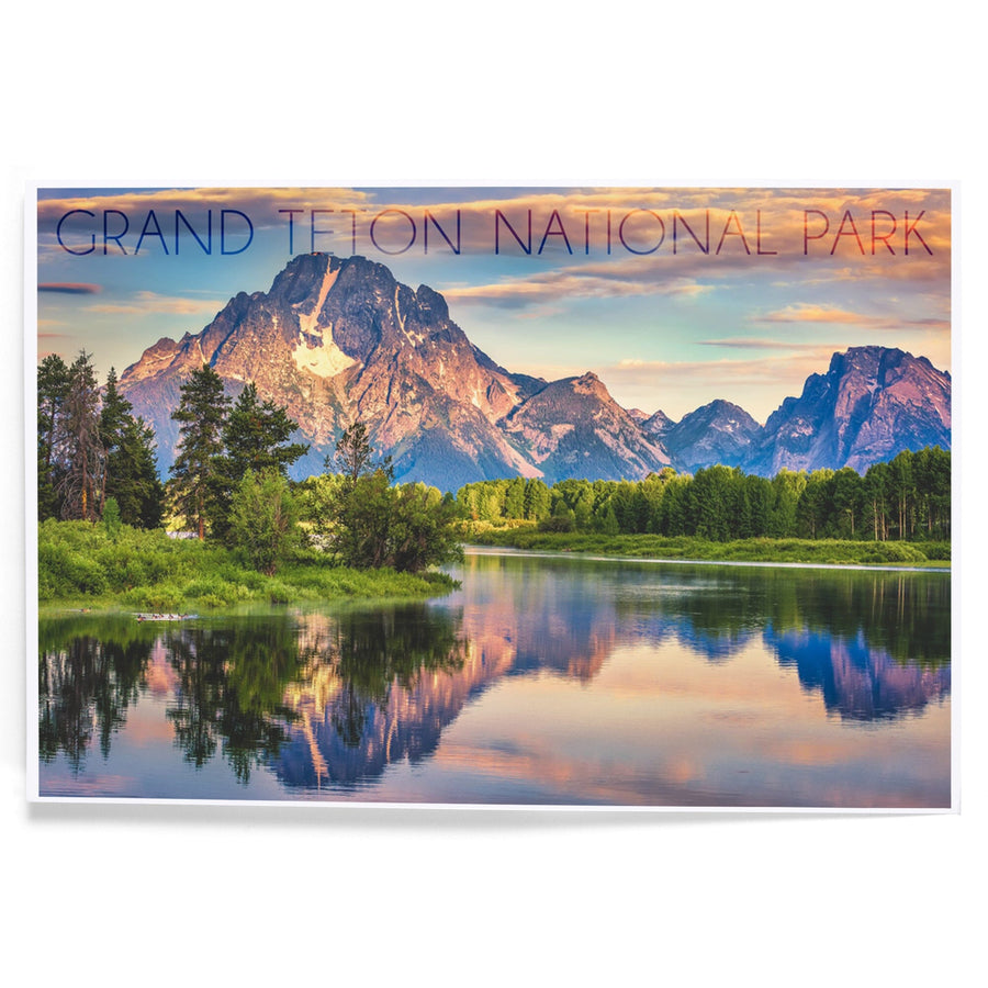 Grand Teton National Park, Wyoming, Sunrise and Snake River, Art & Giclee Prints - Lantern Press