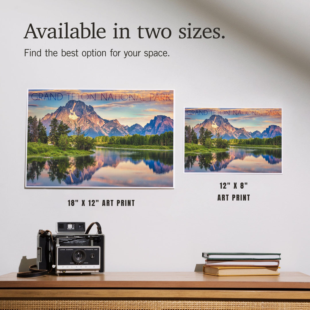 Grand Teton National Park, Wyoming, Sunrise and Snake River, Art & Giclee Prints - Lantern Press