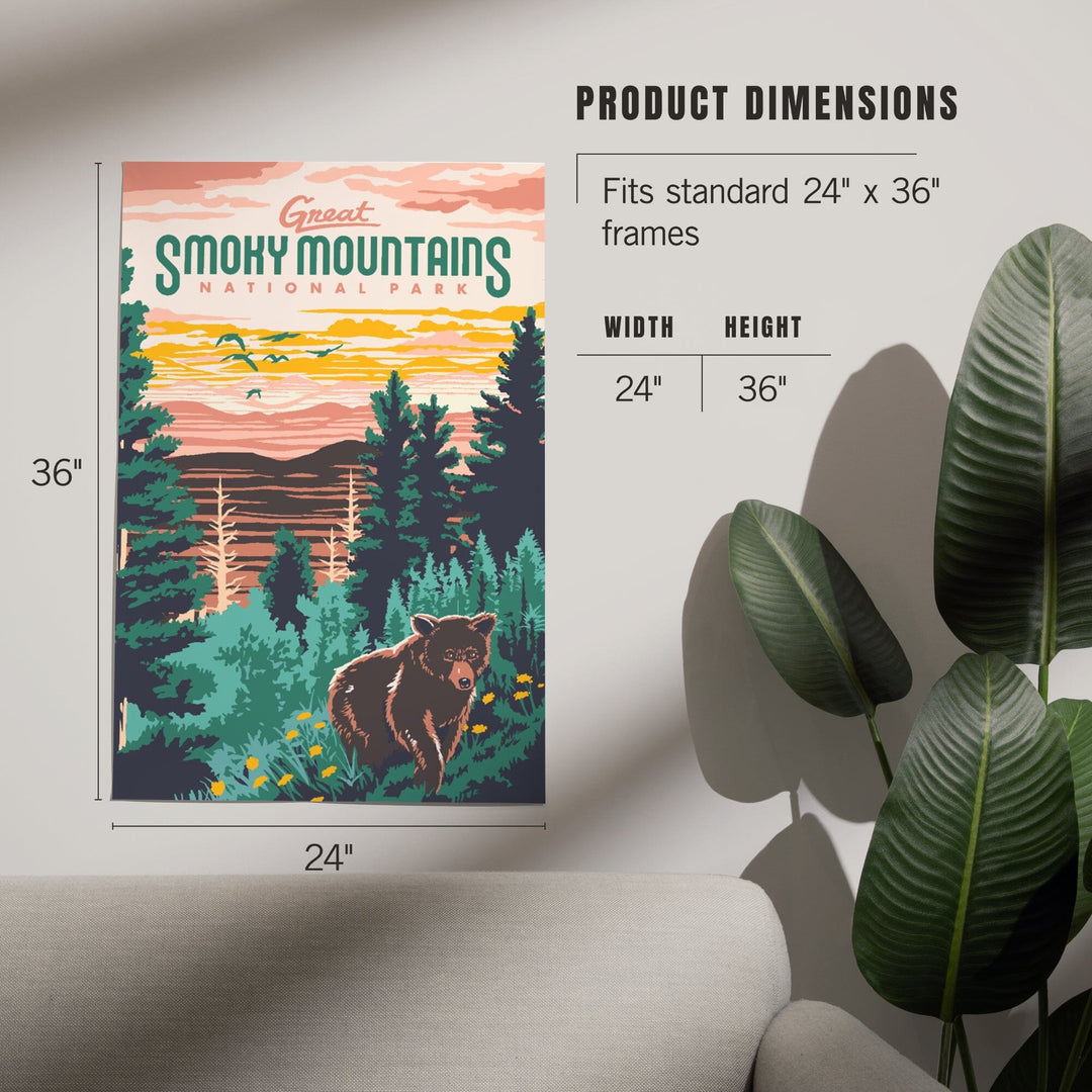 Great Smoky Mountains National Park, Explorer Series, Art & Giclee Prints - Lantern Press