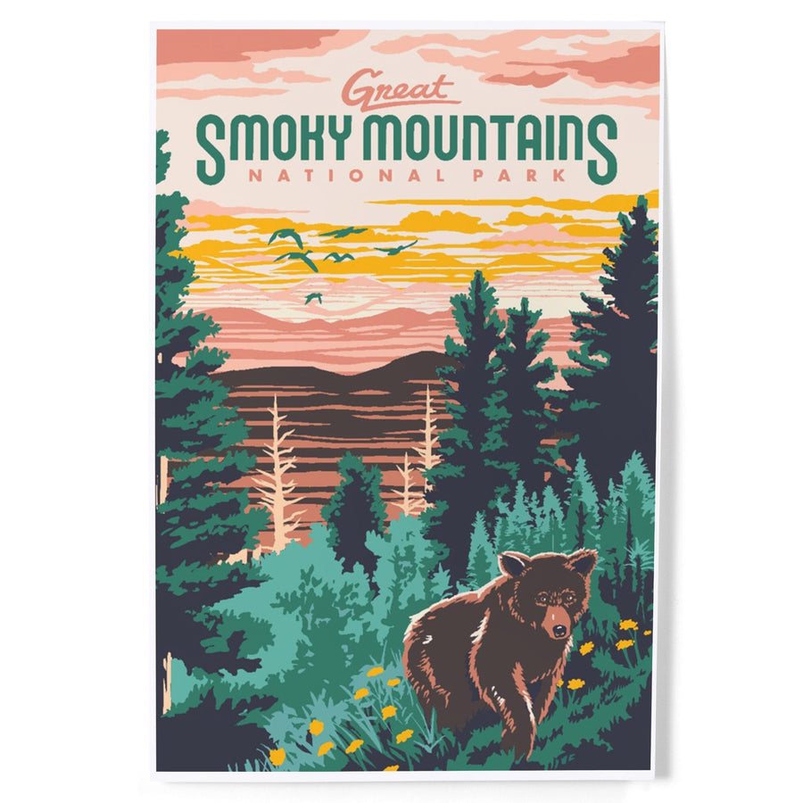 Great Smoky Mountains National Park, Explorer Series, Art & Giclee Prints - Lantern Press
