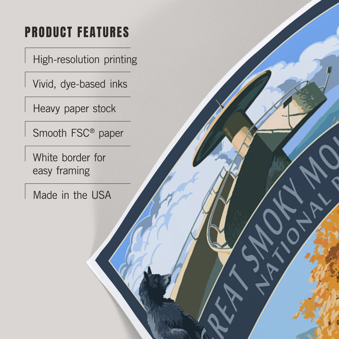 Great Smoky Mountains National Park, Tennessee, Montage, Art & Giclee Prints - Lantern Press