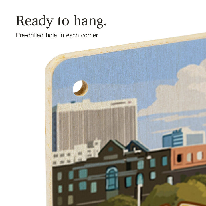 Greenville, South Carolina, Montage, Lantern Press Poster, Wood Signs and Postcards - Lantern Press