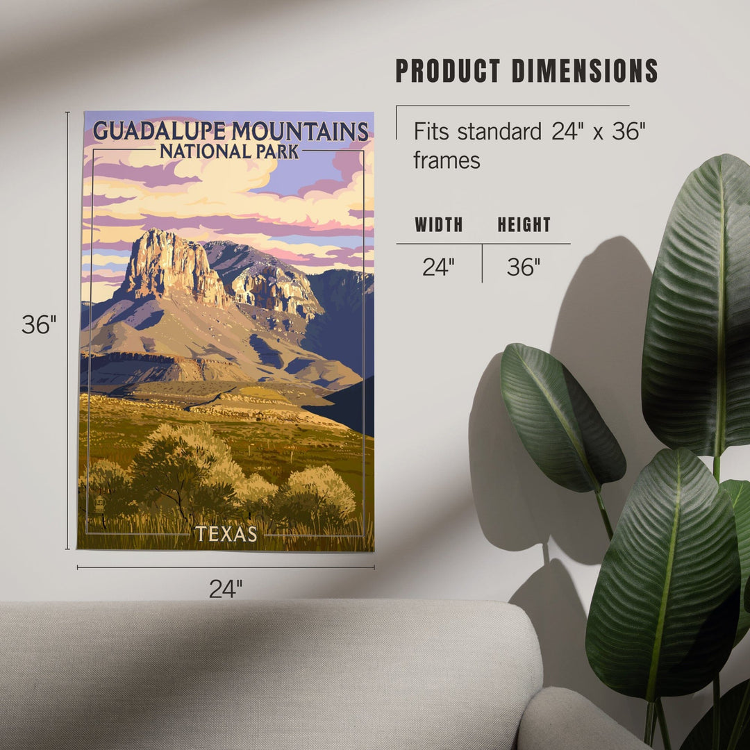 Guadalupe Mountains National Park, Texas, Art & Giclee Prints - Lantern Press
