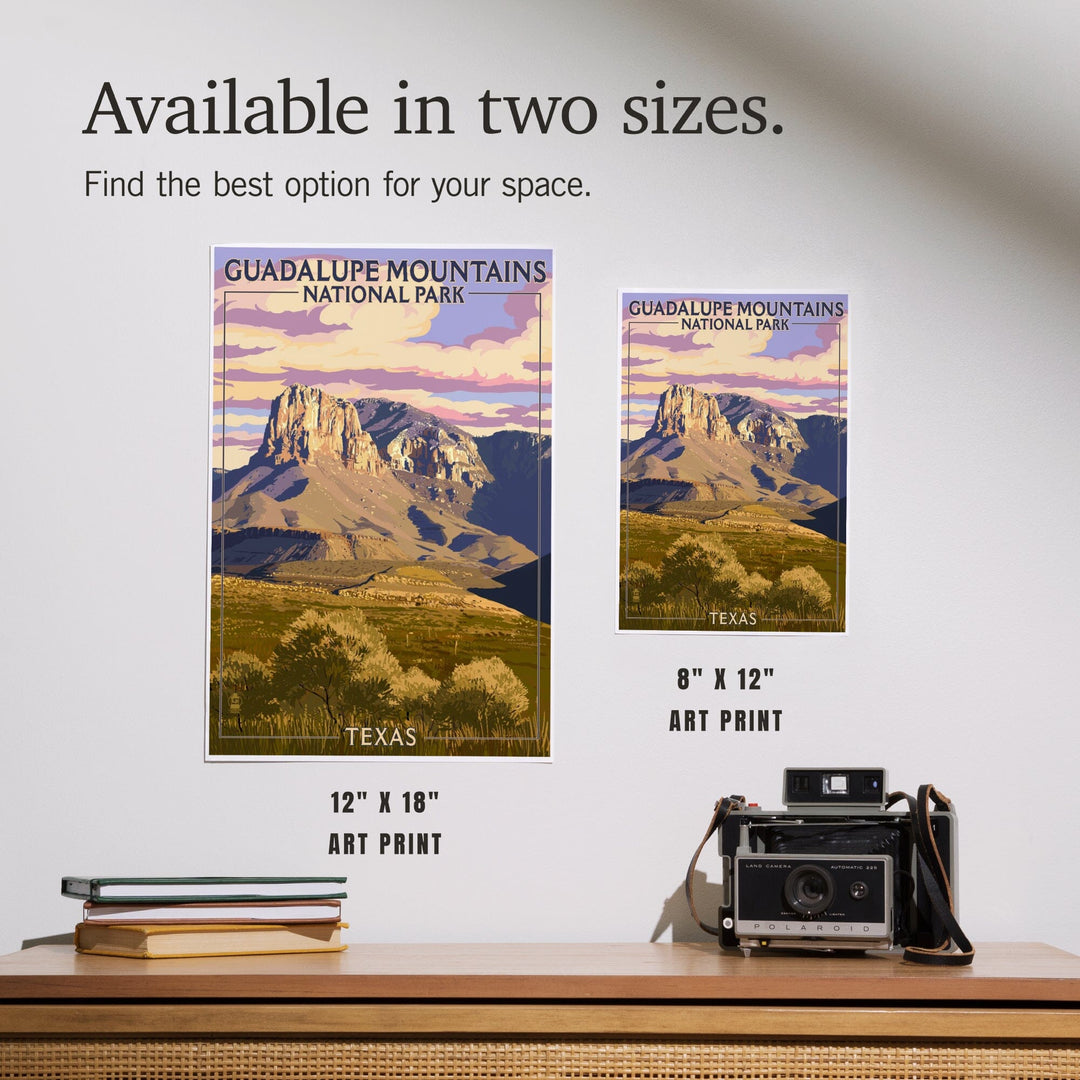 Guadalupe Mountains National Park, Texas, Art & Giclee Prints - Lantern Press