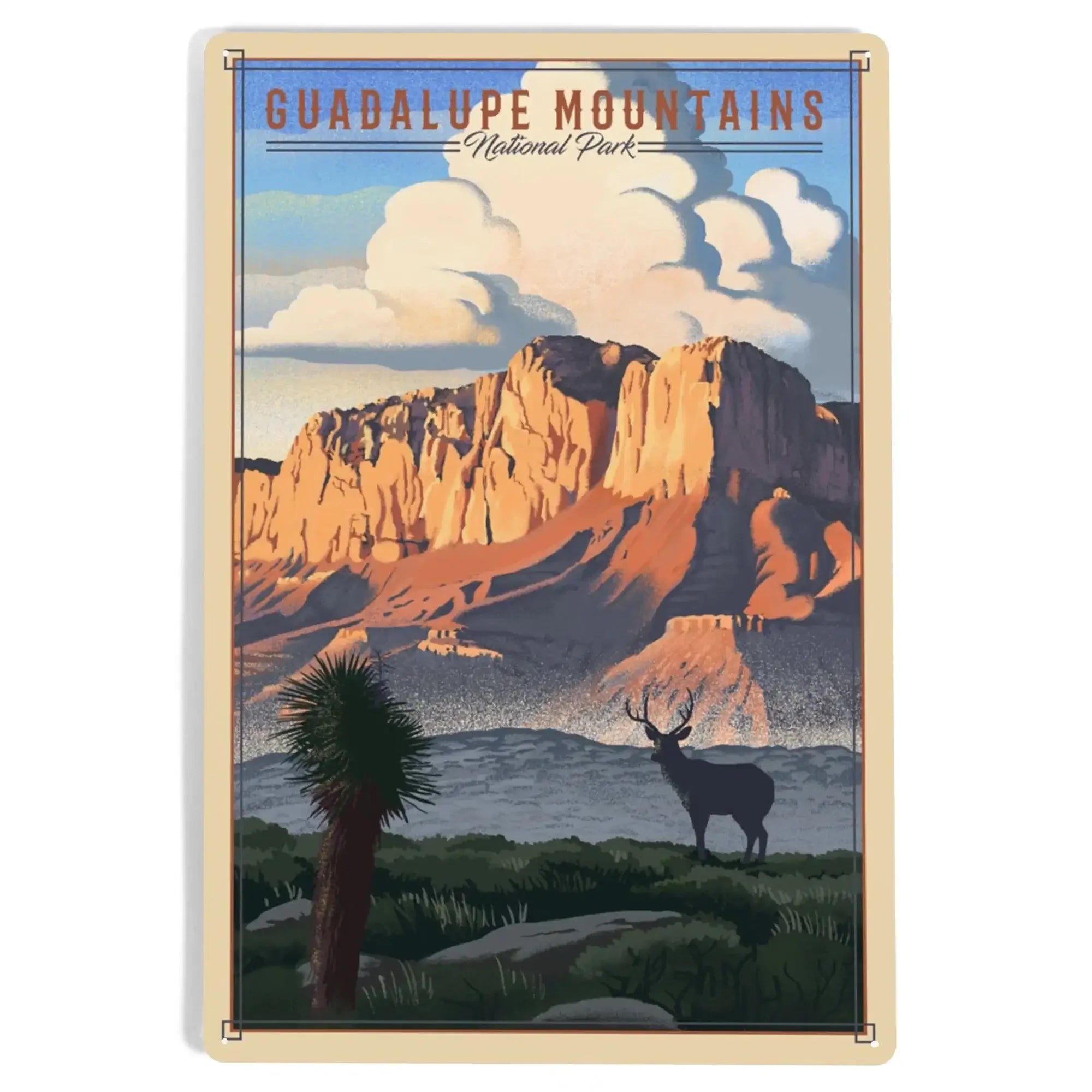 パグ アートフォト「What's up？」デンマーク　レア Guadalupe Mountains National Park, Texas, Lithograph National Park