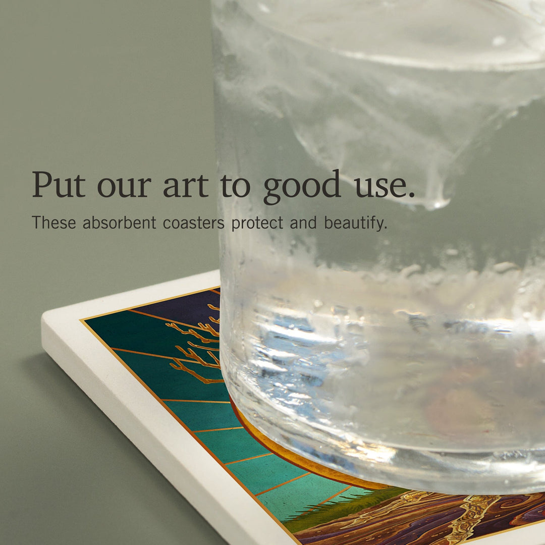 Guitar Tree, Coasters Coasters Lantern Press