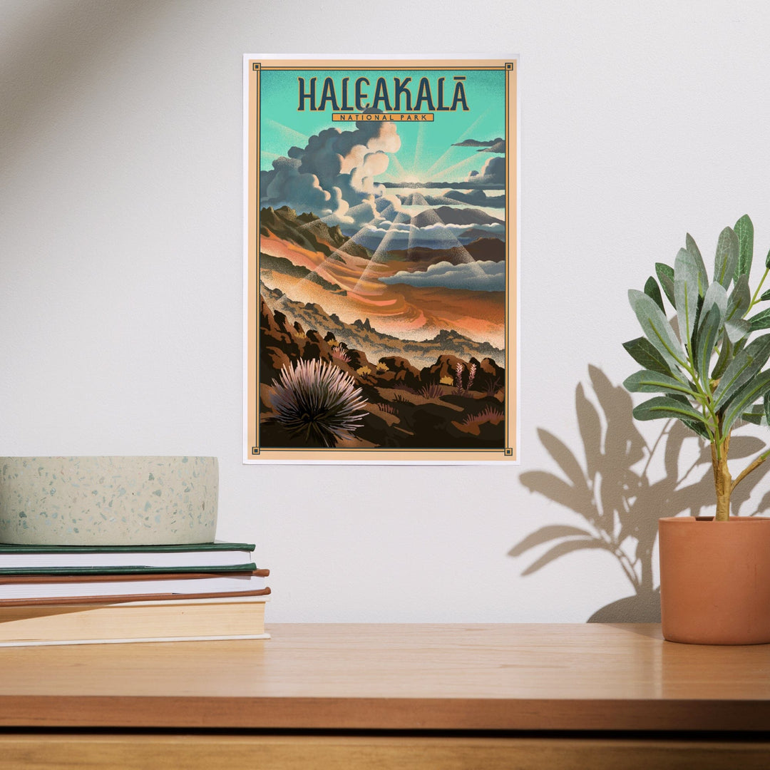 Haleakalā National Park, Lithograph National Park Series, Art & Giclee Prints - Lantern Press