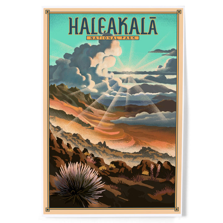 Haleakalā National Park, Lithograph National Park Series, Art & Giclee Prints - Lantern Press