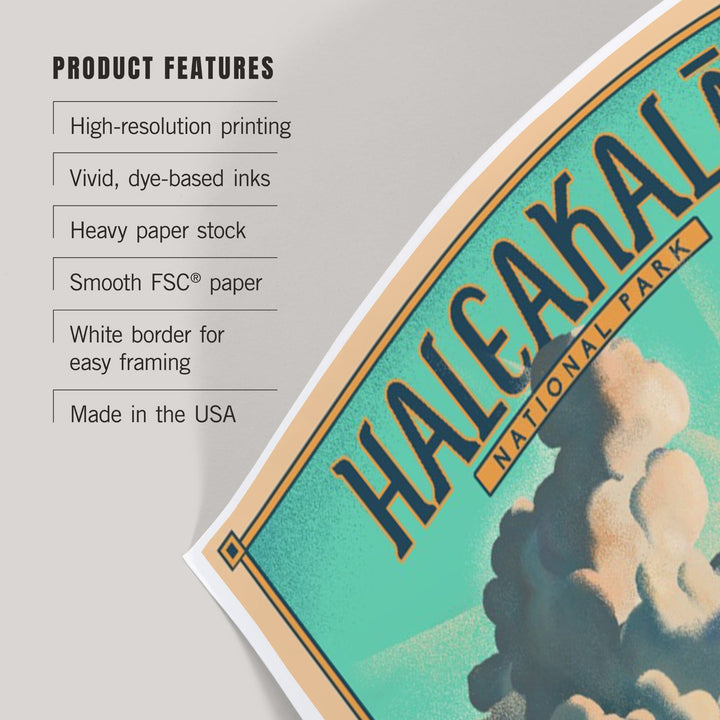 Haleakalā National Park, Lithograph National Park Series, Art & Giclee Prints - Lantern Press