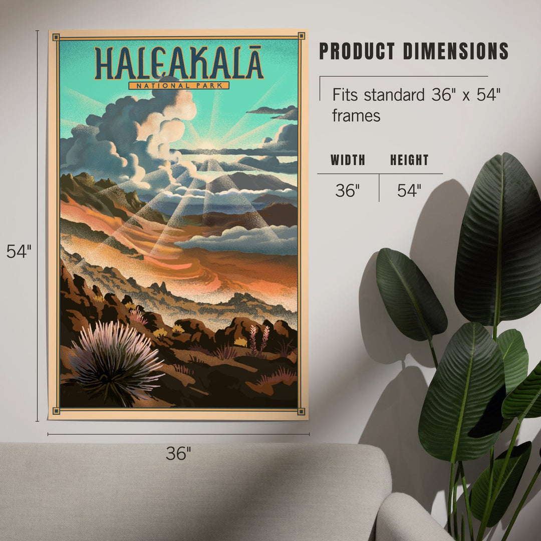 Haleakalā National Park, Lithograph National Park Series, Art & Giclee Prints - Lantern Press
