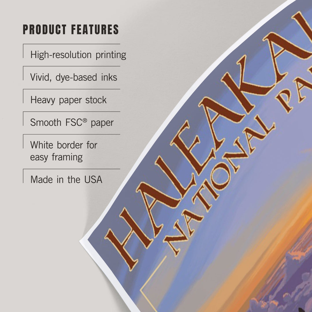 Haleakalā National Park, Sunrise, Art & Giclee Prints - Lantern Press