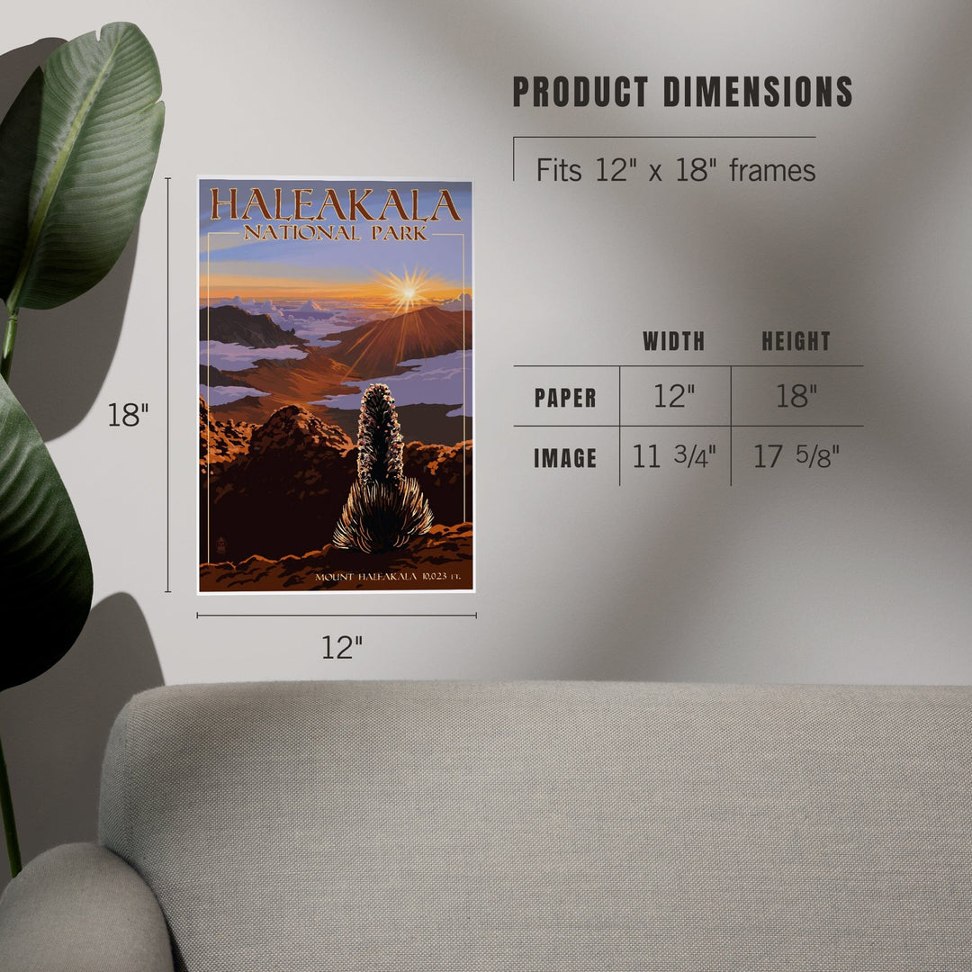 Haleakalā National Park, Sunrise, Art & Giclee Prints - Lantern Press
