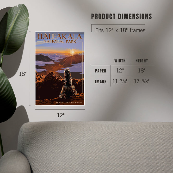 Haleakalā National Park, Sunrise, Art & Giclee Prints - Lantern Press