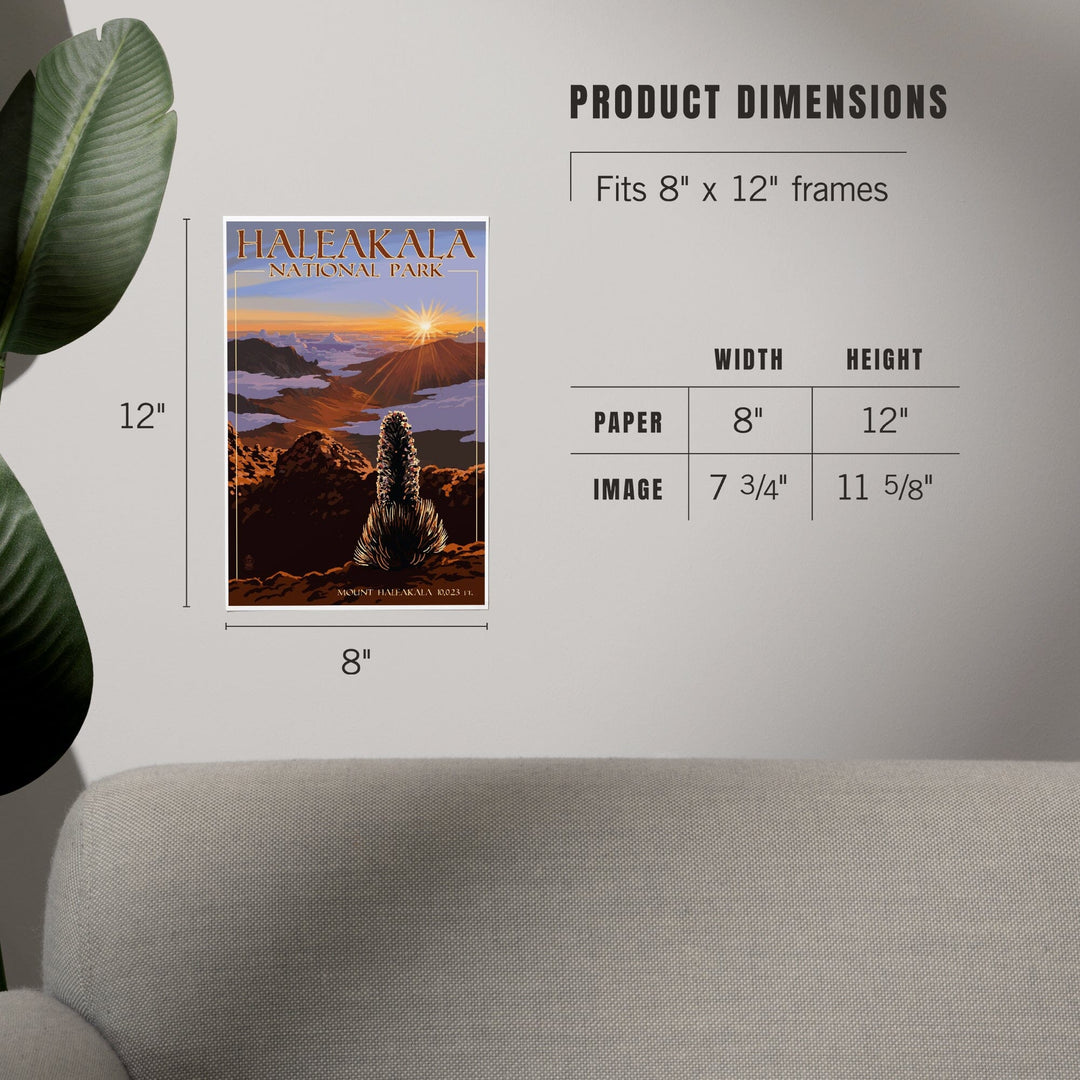 Haleakalā National Park, Sunrise, Art & Giclee Prints - Lantern Press