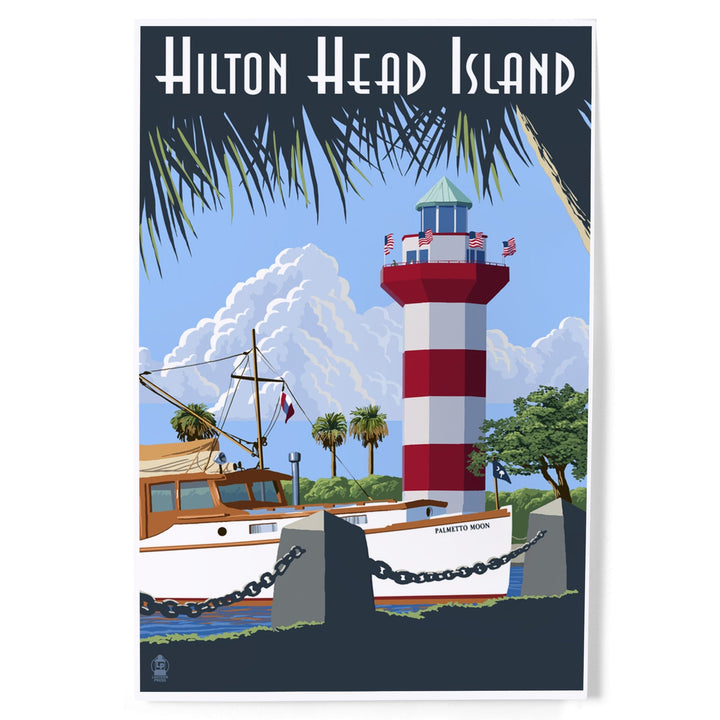 Hilton Head Island, South Carolina, Harbour Town Lighthouse, Art & Giclee Prints - Lantern Press