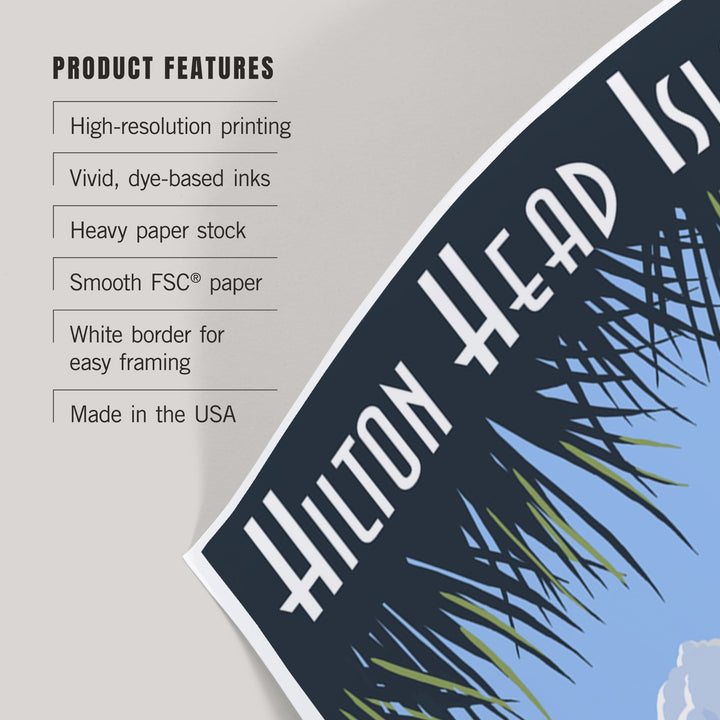 Hilton Head Island, South Carolina, Harbour Town Lighthouse, Art & Giclee Prints - Lantern Press